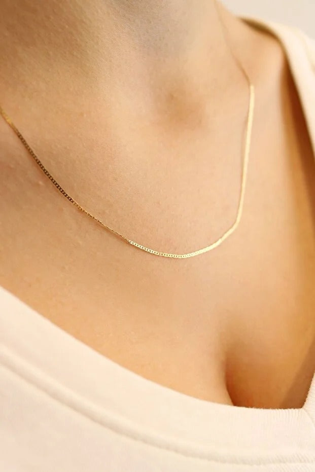 14 Carat Gold Ghost Chain