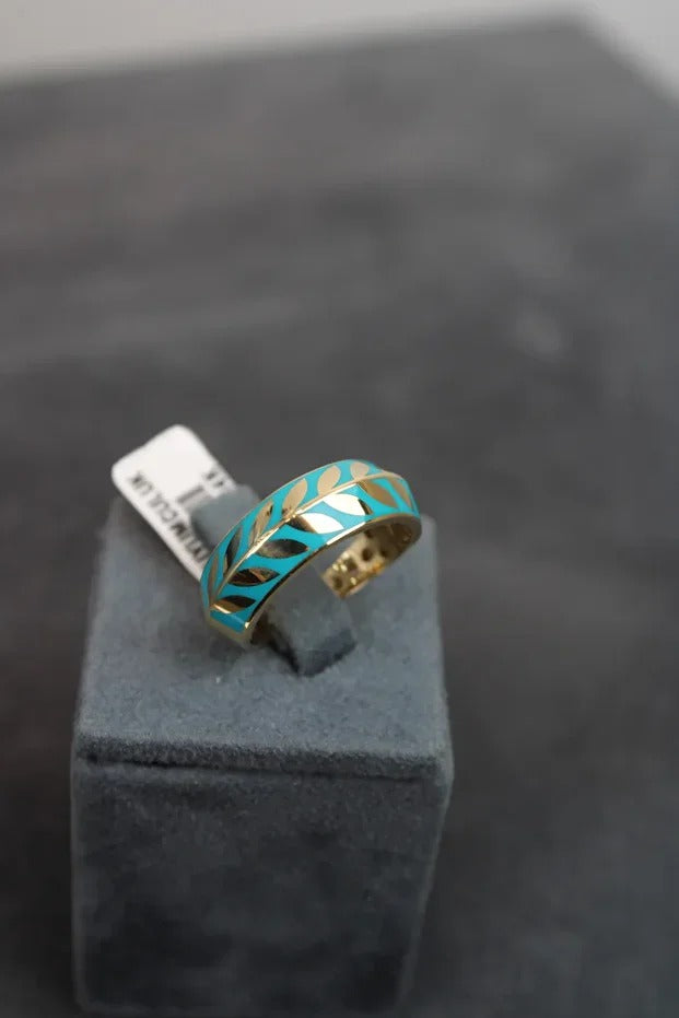 14 Months Enamel Virgo Ring