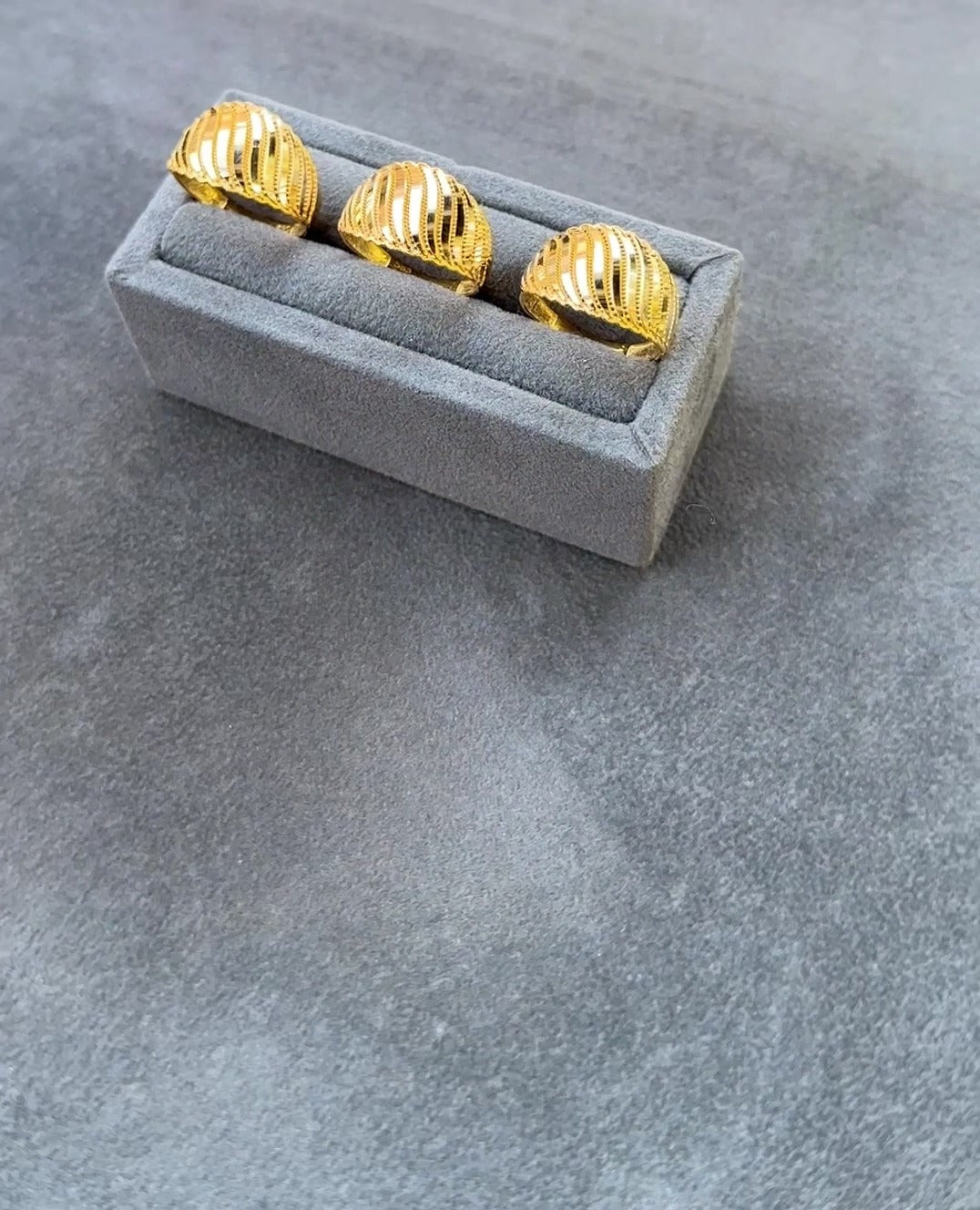 Line Detail Gold Ring 14 Carat Ring