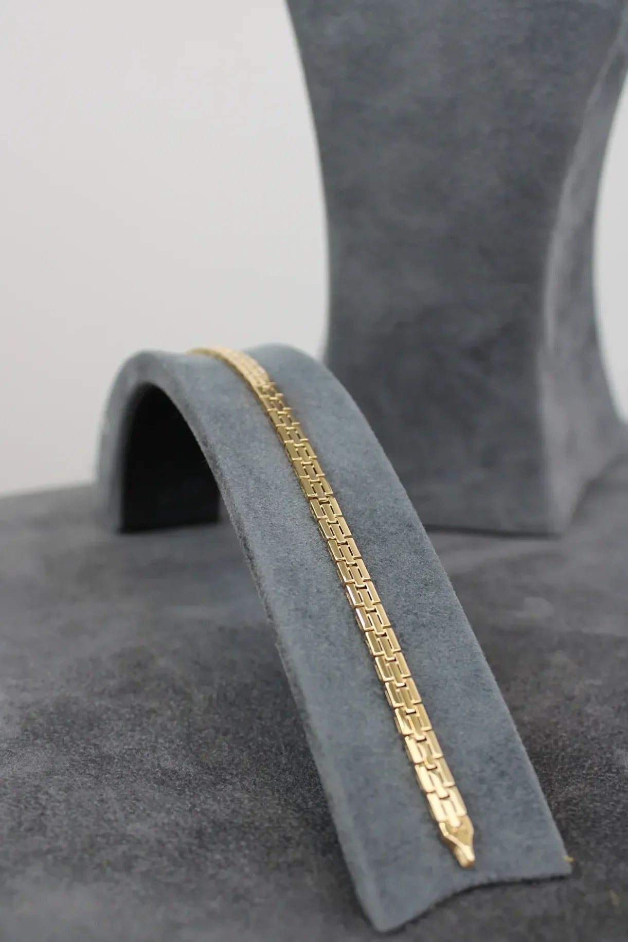 Rolex Model Gold Bracelet 14 Carat Gold Bracelet 18 Cm