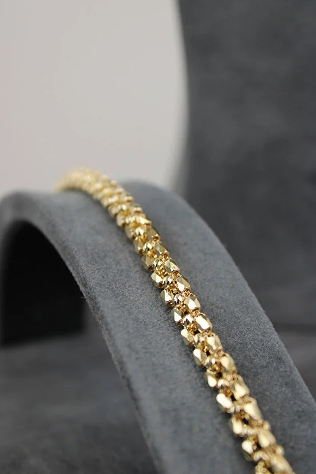 Dorika Bracelet 14 Carat Gold Bracelet 19 cm 10.39 grams