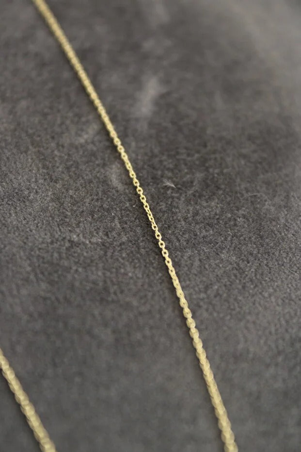 14 Carat Thin Elegant Heart Necklace